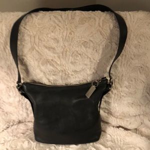 Vintage Black Coach Shoulder